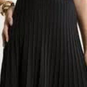 Max Studio black knit skirt A-line